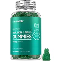 Gominolas De Biotina 5000 mcg Alta Dosis 60 Unidades - Para Crecimiento Cabello- Piel y Uñas- Suplemento con Biotina…